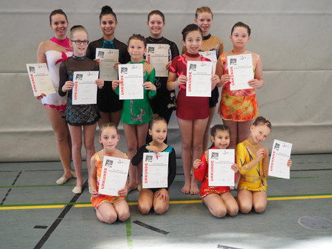 Stadtmeisterschaften Gymn 2016 P+K-Übungen, Gymnastinnen TVK